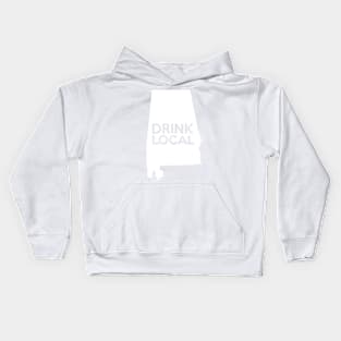 Alabama Drink Local AL Kids Hoodie